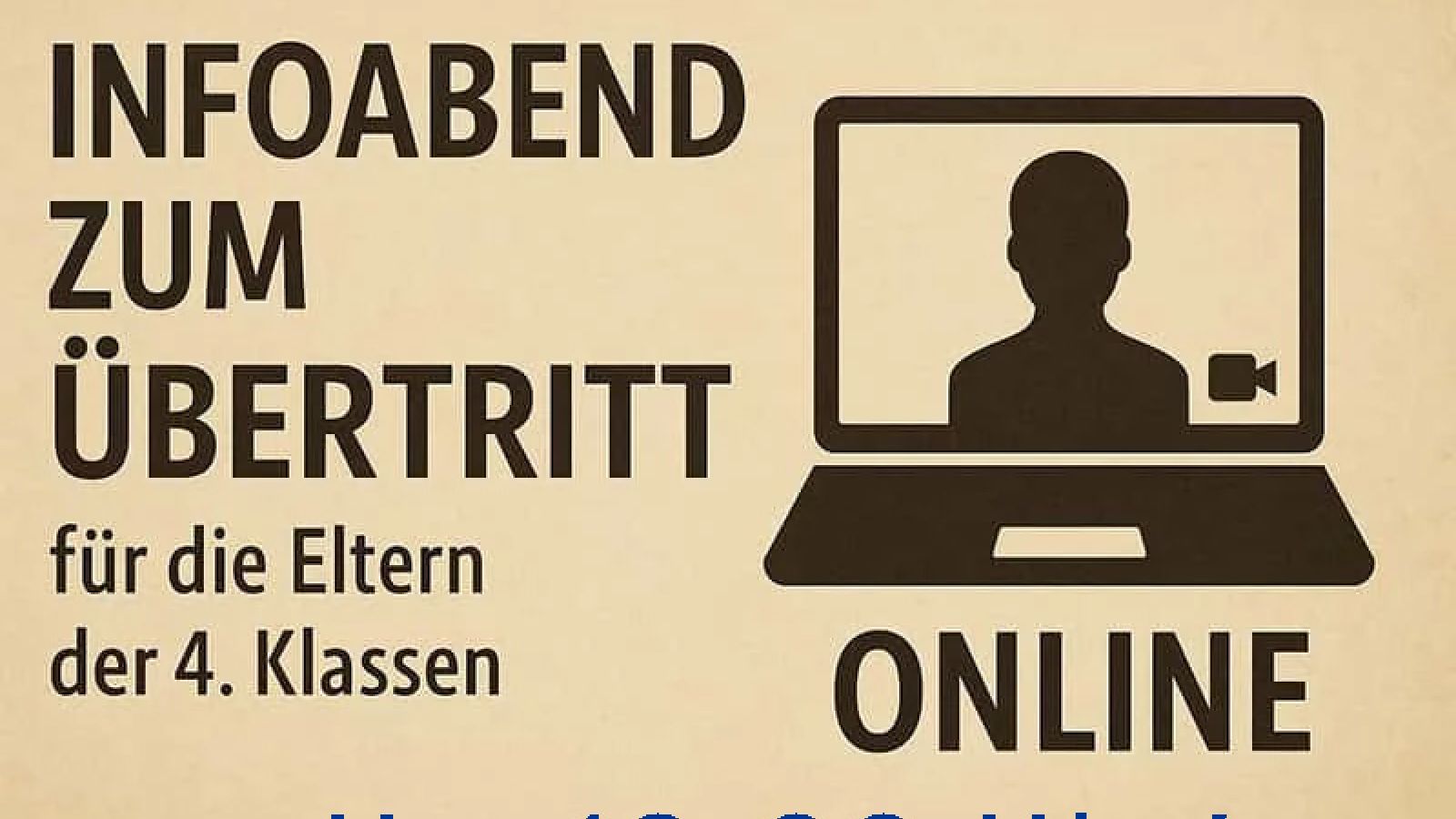 Infoabend zum Übertritt 4. Klasse (online um 19 Uhr!)